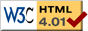 Valid HTML 4.01 ?